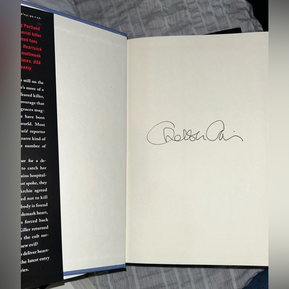 Evil at heart signed first edition book - Picture 2 of 2